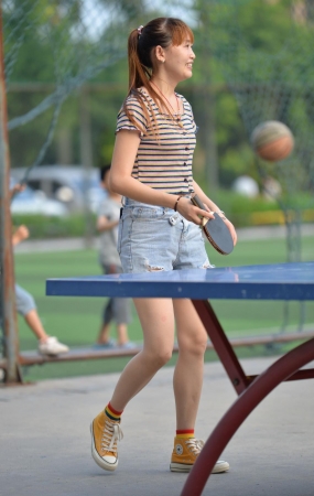 桌球小妹