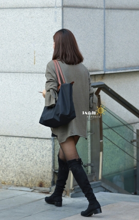 黑丝 长筒靴 美女-14P