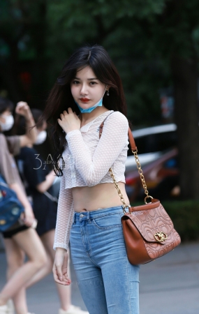 高跟牛仔也很美，这样的女孩是多少人的女神？-13P