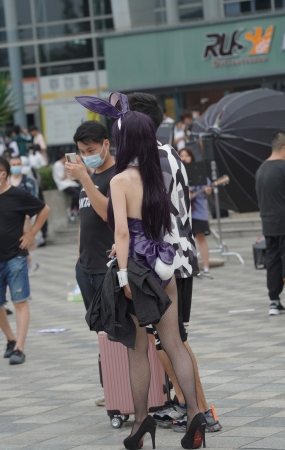 大长腿兔女郎