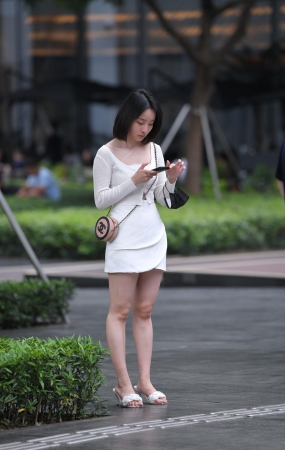凉拖美女
