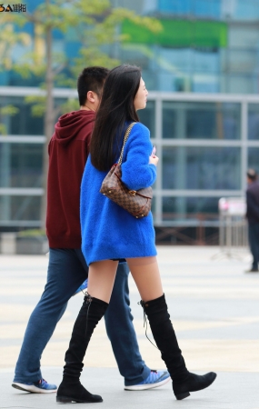 验证 美腿 可见根部黑丝 高挑美女-16P
